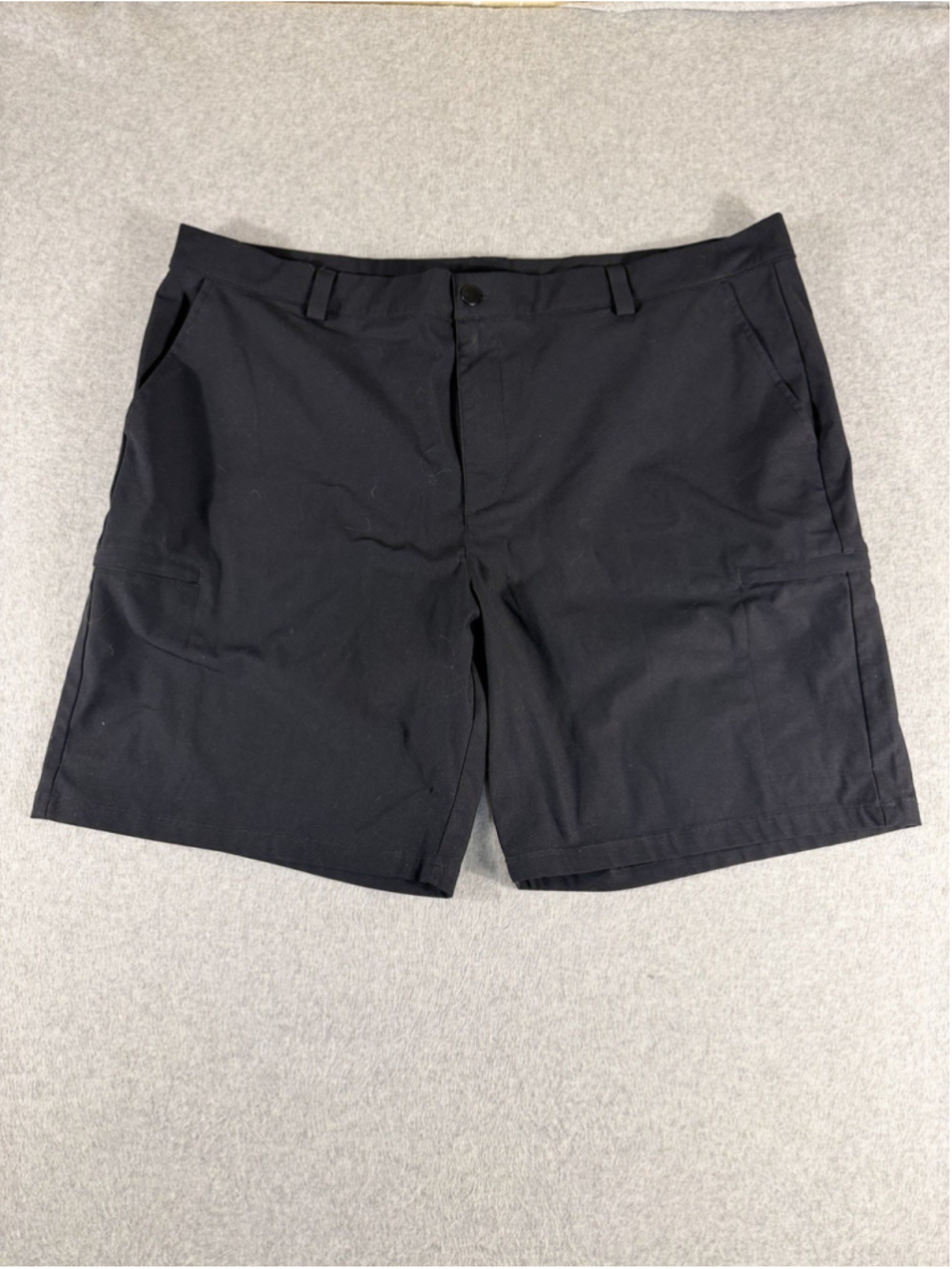 Willit Mens Cargo Hiking Shorts Black Size 42 9” Inseam Lightweight Stretch